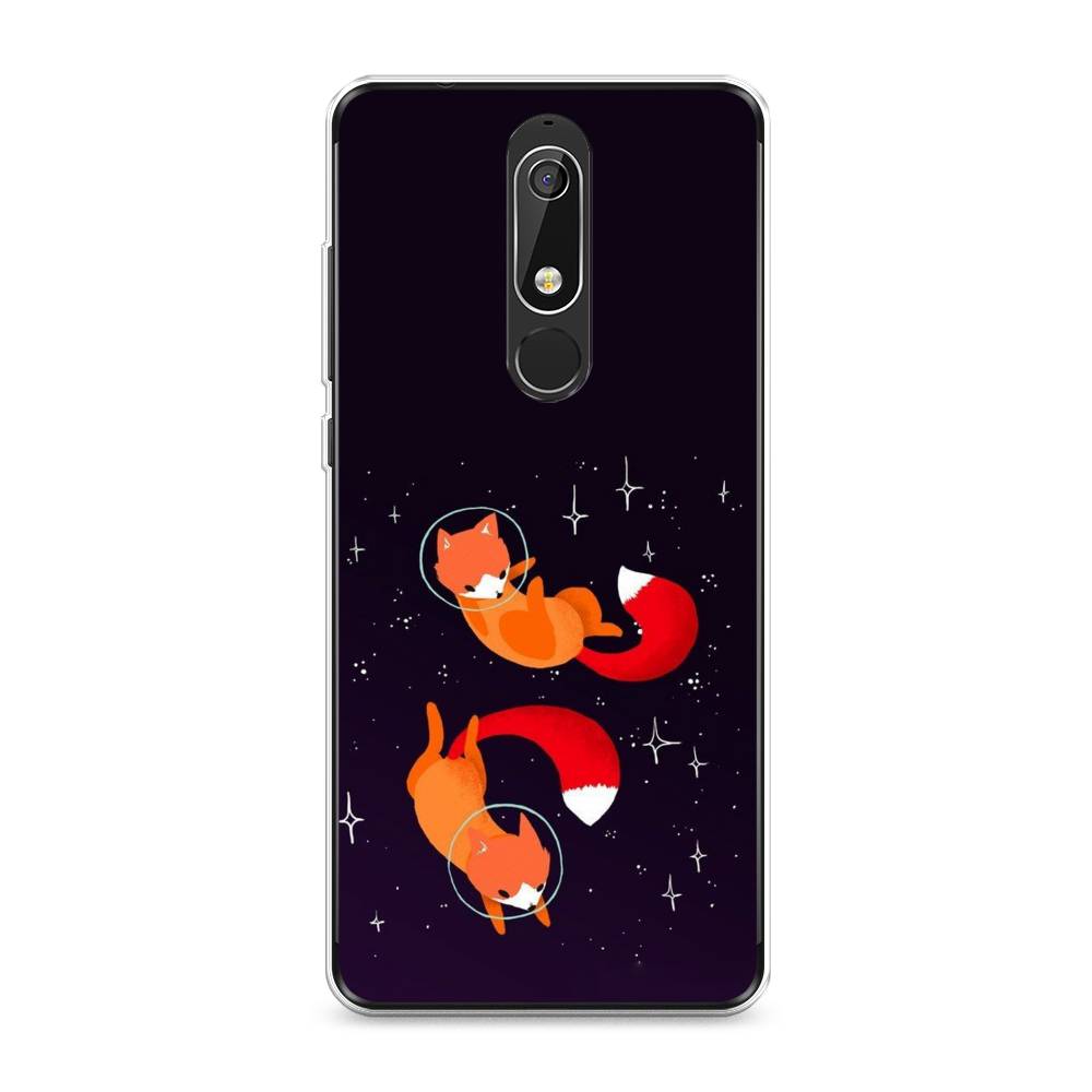 

Чехол Awog "Лисы космонавты" для Nokia 5.1, 121750-4