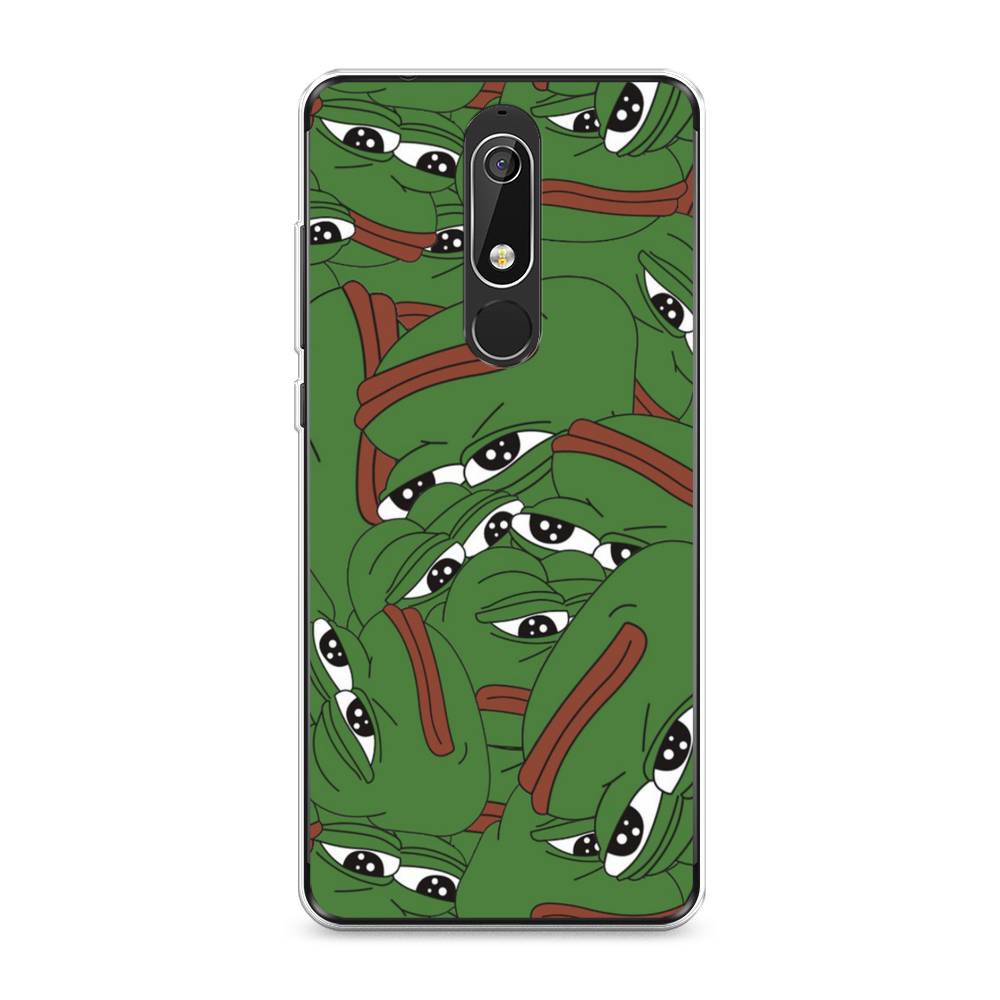 

Чехол Awog "Печальный frog" для Nokia 5.1, 121750-9