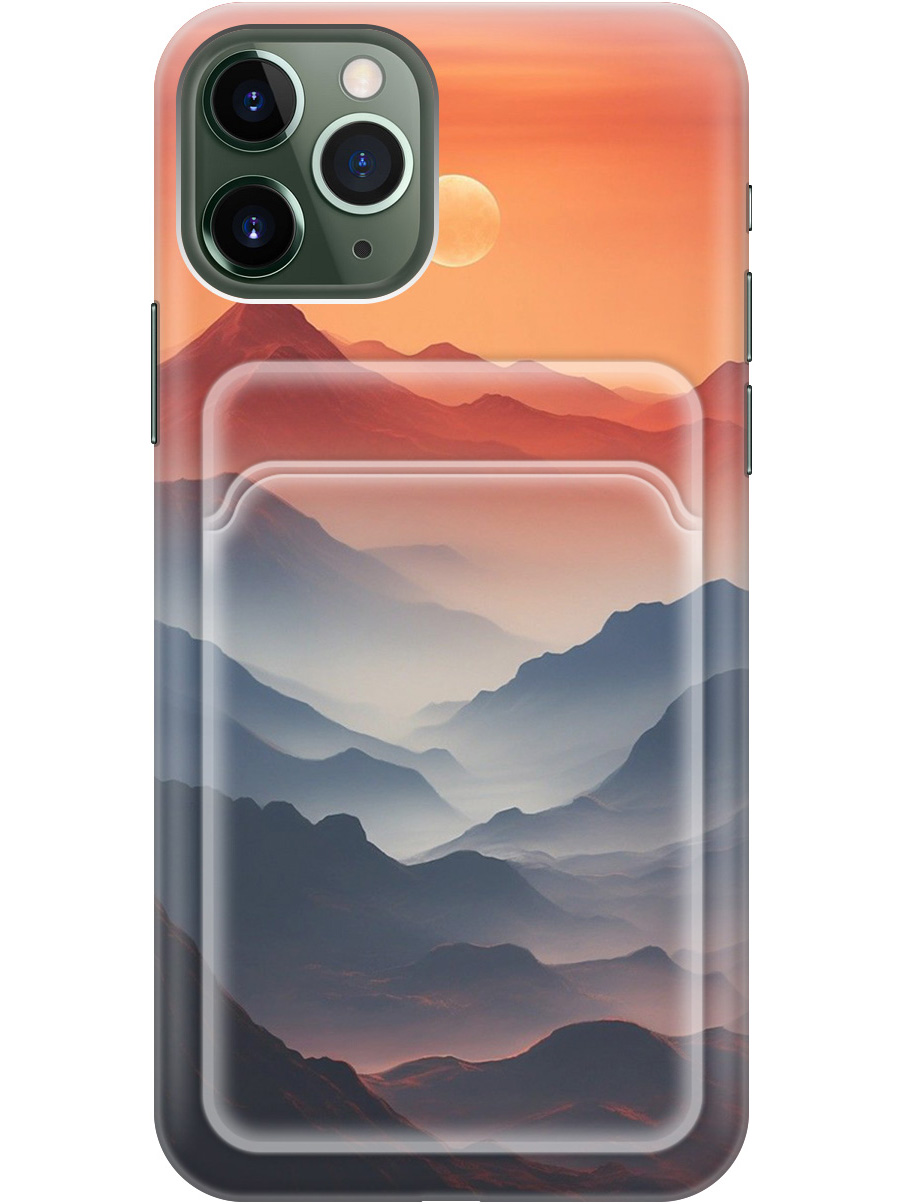 

Силиконовый чехол на Apple iPhone 11 Pro Max с принтом 785737, Прозрачный;оранжевый;черный, 721799710