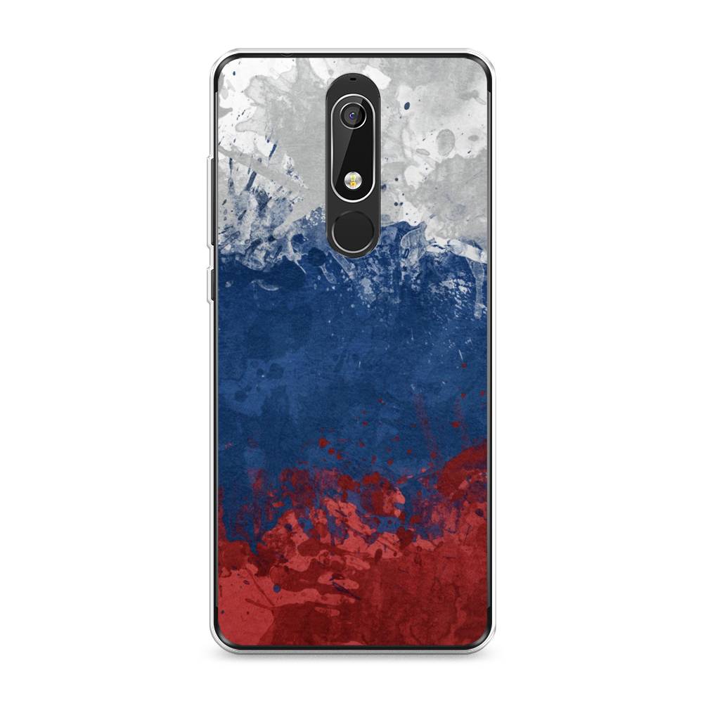 

Чехол Awog "Флаг России неровный" для Nokia 5.1, 121750-5