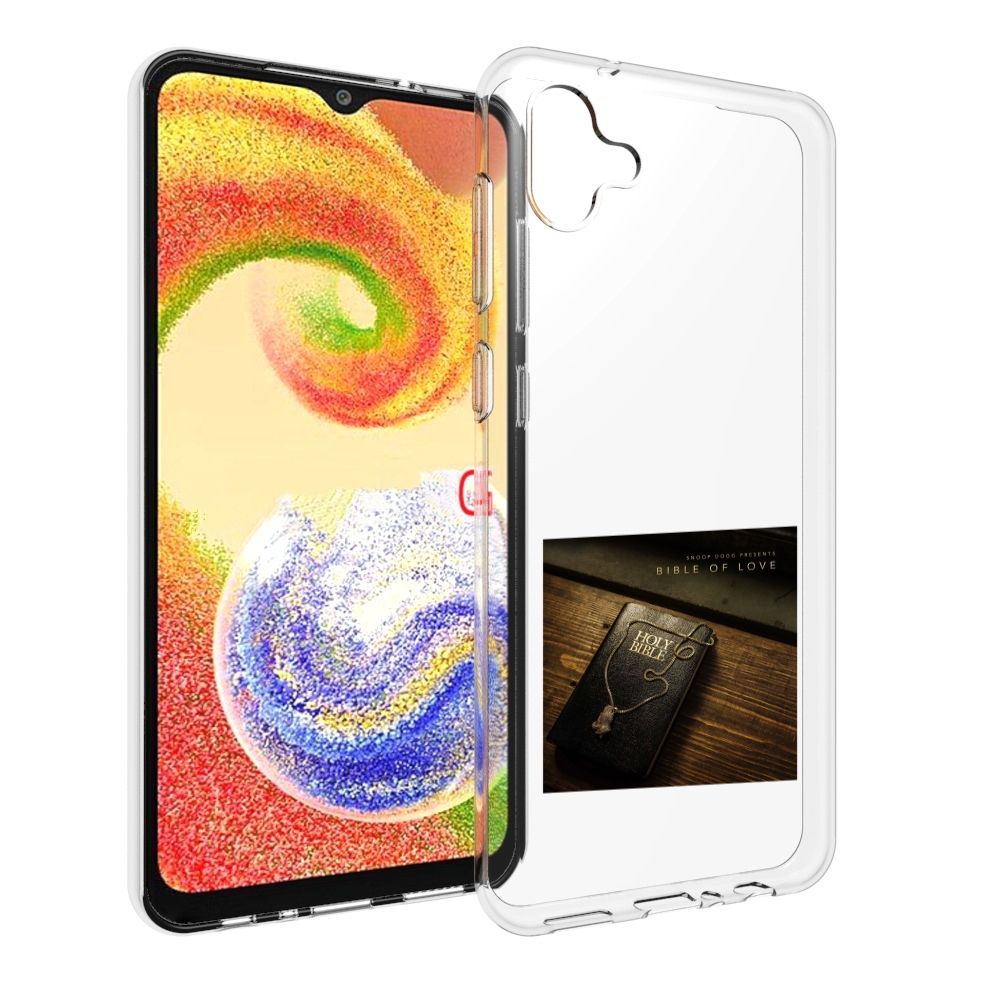 

Чехол MyPads Snoop Dogg BIBLE OF LOVE для Samsung Galaxy A04, Прозрачный, Tocco