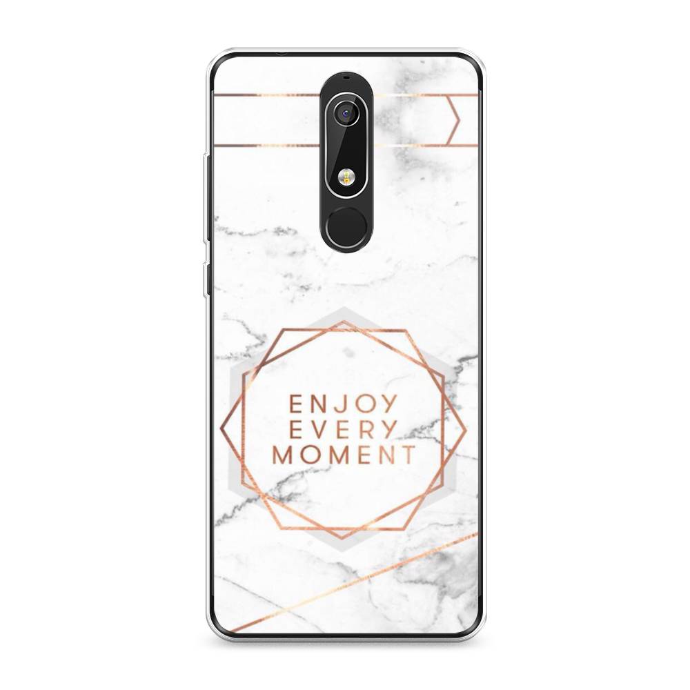 

Чехол Awog "Enjoy every moment мрамор" для Nokia 5.1, 121750-7