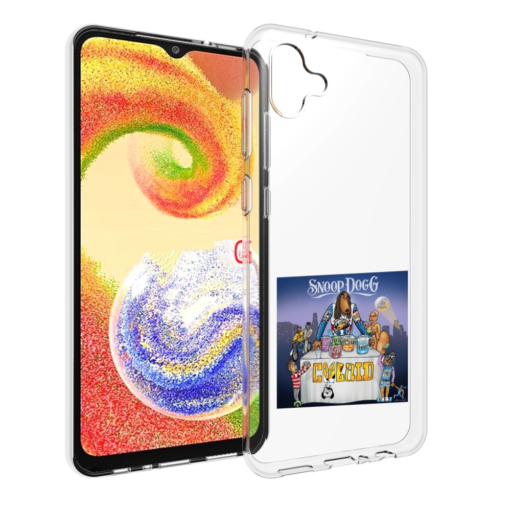 

Чехол MyPads Snoop Dogg COOLAID для Samsung Galaxy A04, Прозрачный, Tocco