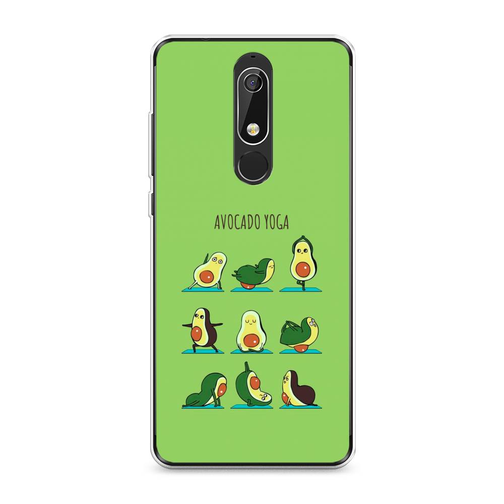 

Чехол Awog "Авокадо йога" для Nokia 5.1, 121750-10
