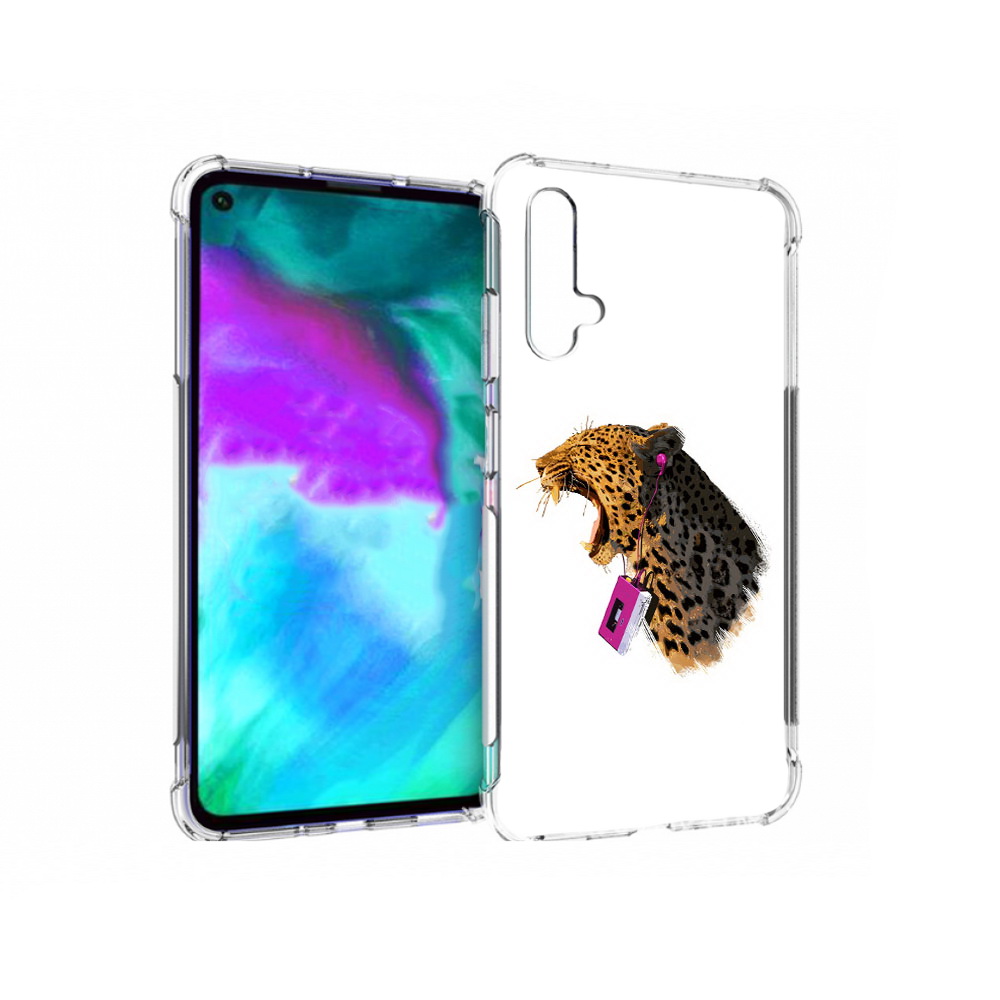 

Чехол бампер MyPads MP3 для Huawei nova 5T противоударный, Прозрачный, Tocco