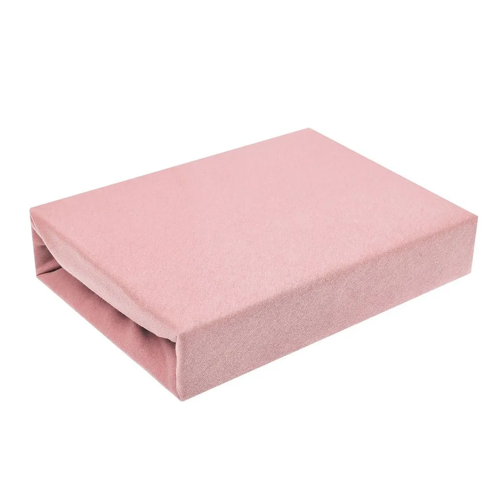 Простыня на резинке Mерцана розовая 140x200x20