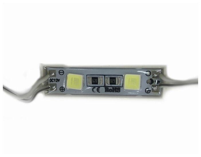 

Светодиодный модуль SMD 2835, 2 LED, 12 В, 0.3 Вт, 120°, IP67, синий, MOD-SMD2835-2LED-0,3W-12V-IP67-120°