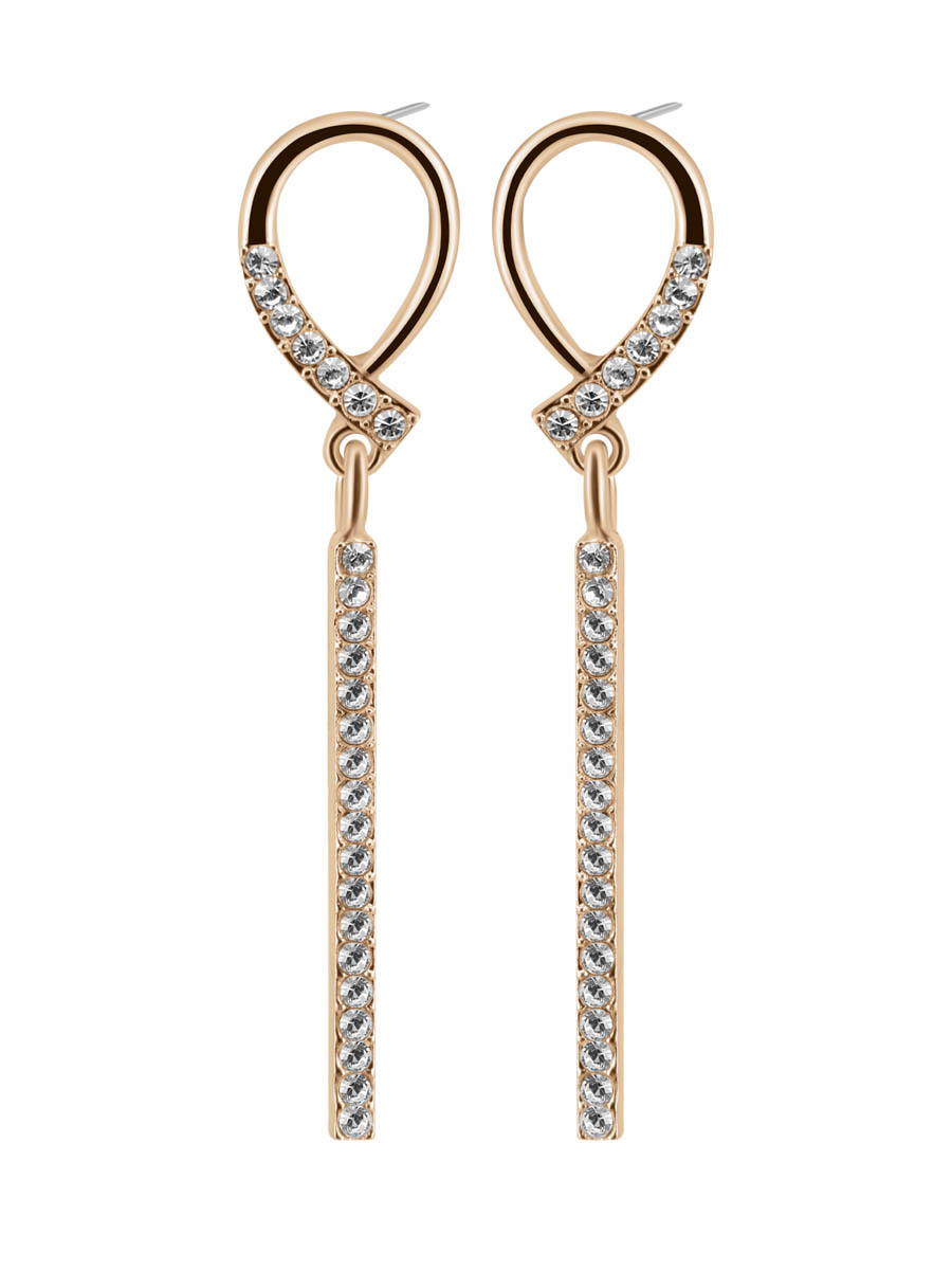 

Серьги из бижутерного сплава OTOKODESIGN 2-60345, стразы, 2-60345