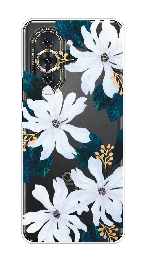 

Чехол на Huawei Nova 10 Pro "Delilah Flower", Зеленый;белый, 6109050-1