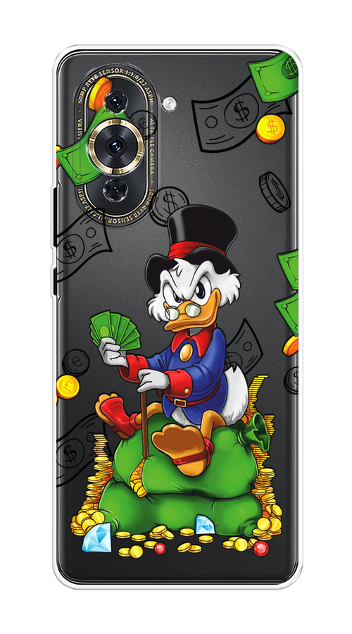 

Чехол на Huawei Nova 10 Pro "Scrooge Richness", Черный;синий;зеленый, 6109050-1