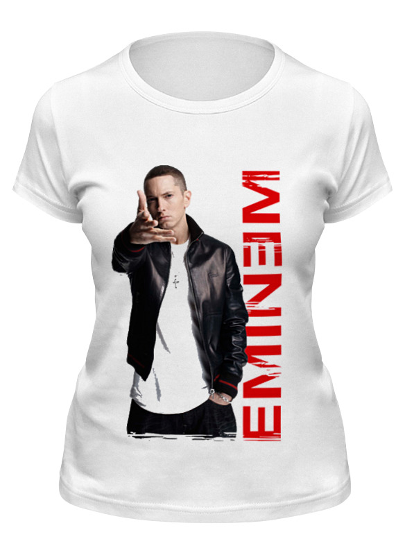 

Футболка женская Printio Eminem белая M, Белый, Eminem