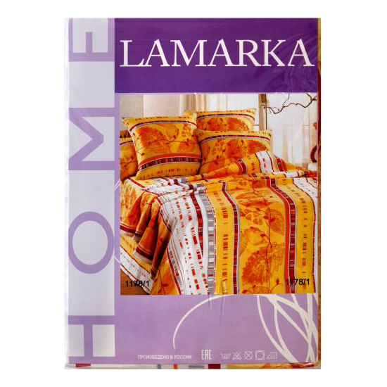 

Комплект постельного белья La Marka Home 1,5-спальный хлопок оранжевый