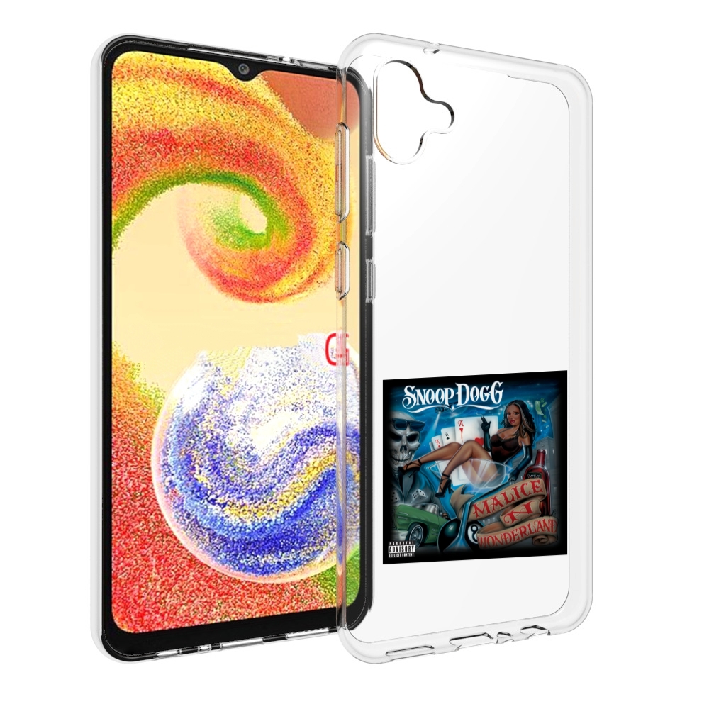 

Чехол MyPads Snoop Dogg MALICE N WONDERLAND для Samsung Galaxy A04, Прозрачный, Tocco