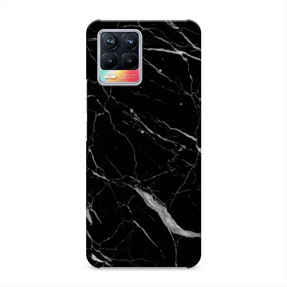 

Пластиковый чехол "Черный минерал" на Realme 8, 255420-2