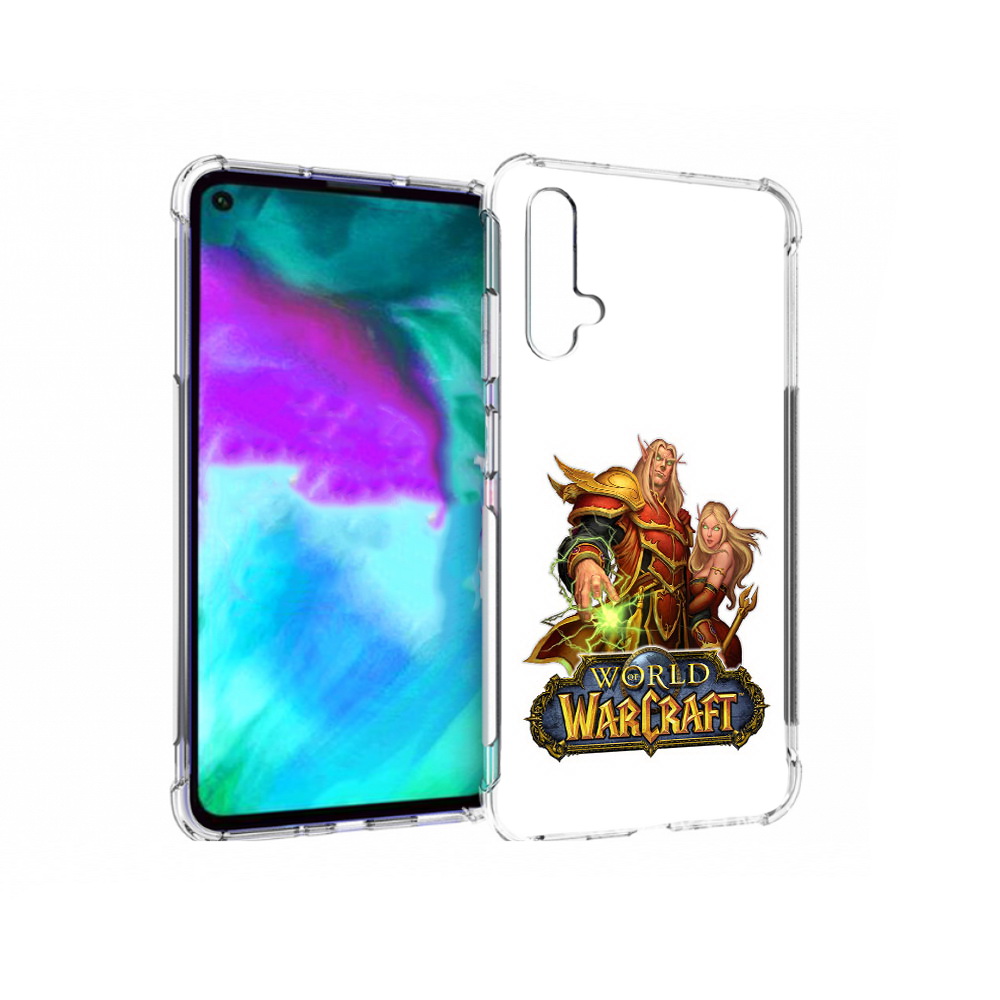 Чехол бампер MyPads варкрафт2 для Huawei nova 5T противоударный