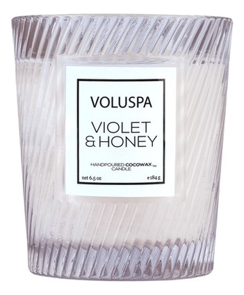 фото Voluspa ароматическая свеча violets & honey свеча в подарочной коробке 184г