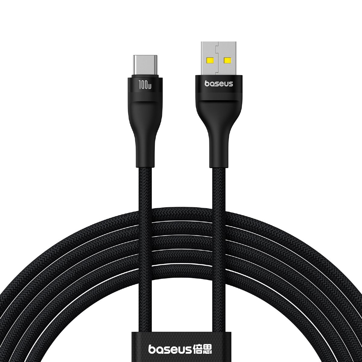 Кабель Baseus USB-A - Type-C вилка-вилка 1м P10311804111-00 черный 1050₽