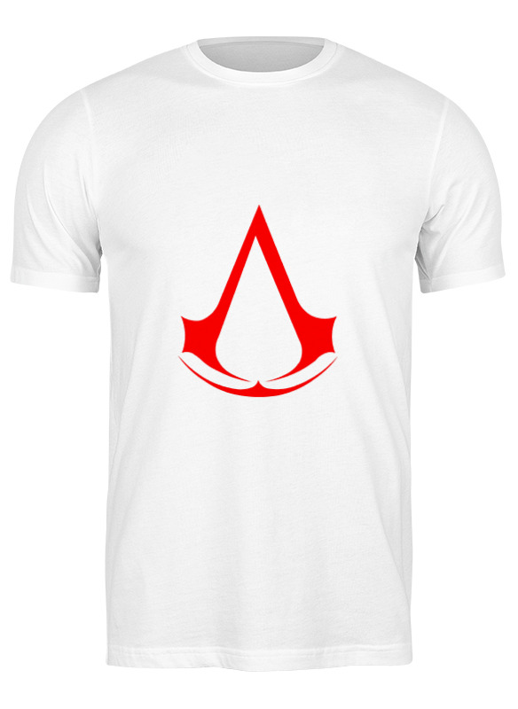 

Футболка мужская Printio Assassins creed (logo) белая M, Белый, Assassins creed (logo)