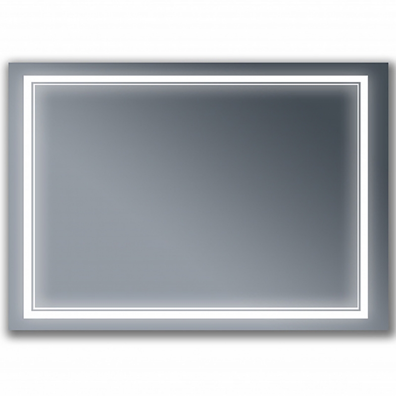 Зеркало Бриклаер Эстель-2 120 с подсветкой, сенсор на корпусе 4627125414329