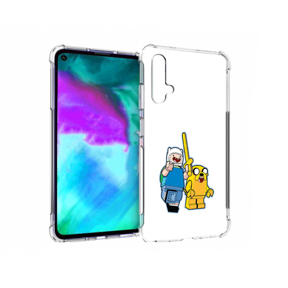 

Чехол бампер MyPads время приключений лего для Huawei nova 5T пр, Прозрачный, Tocco