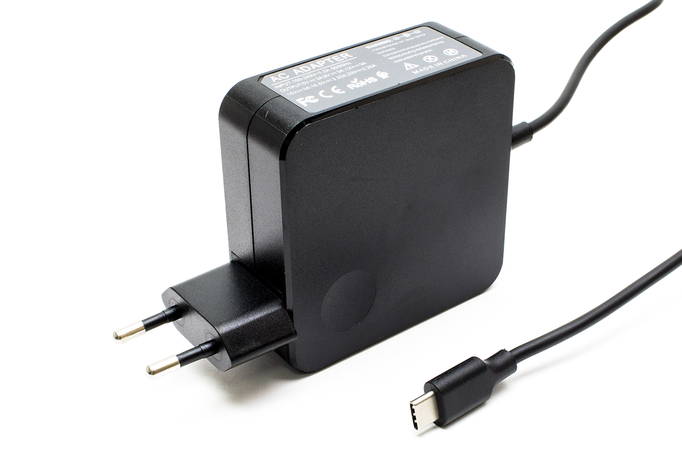 Блок питания для ноутбука 20V 3.25A 65W USB Type-C