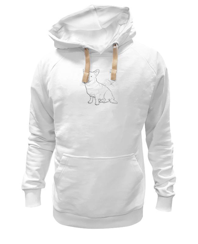 

Худи унисекс Printio Корги белое XS, Белый, Корги