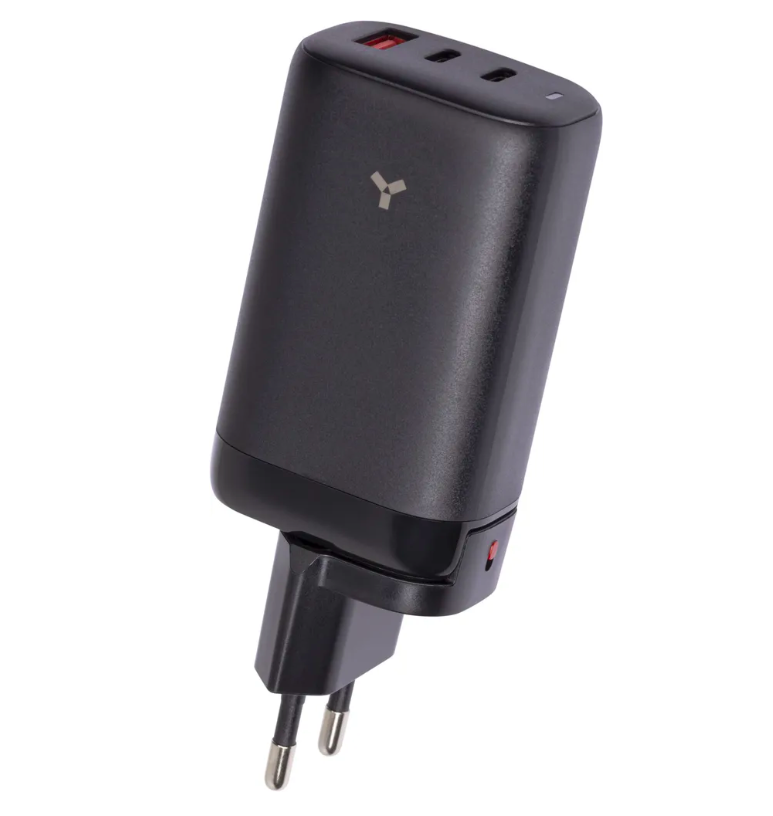 

Сетевое зарядное устройство Accesstyle Cosmic GaN 65W2CA Travel Black, Cosmic GaN 65W2CA Travel Black