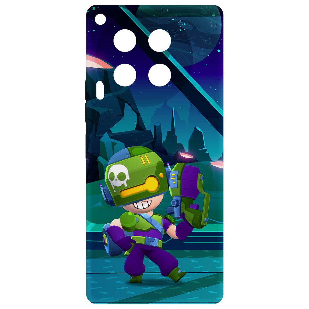 

Чехол-накладка Krutoff Soft Case Brawl Stars - Контрабандистка Пенни для TECNO Camon 30