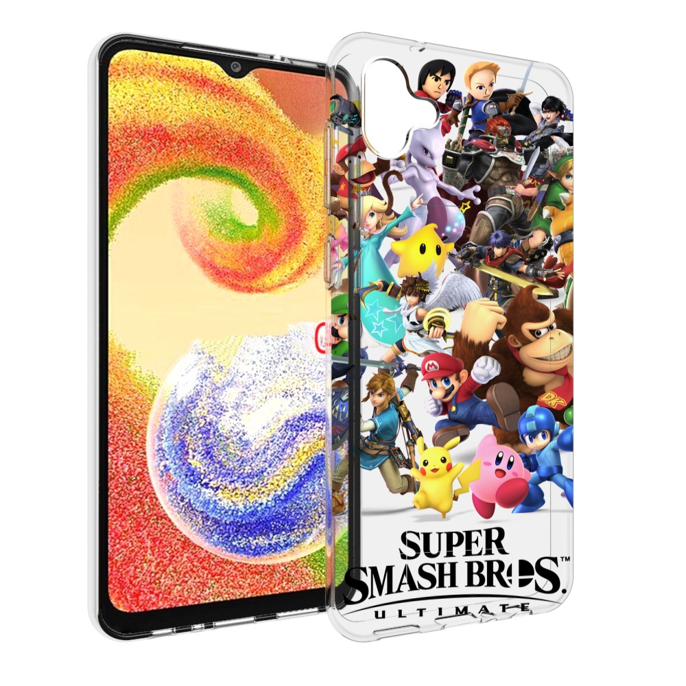 

Чехол MyPads Super Smash Bros для Samsung Galaxy A04, Прозрачный, Tocco