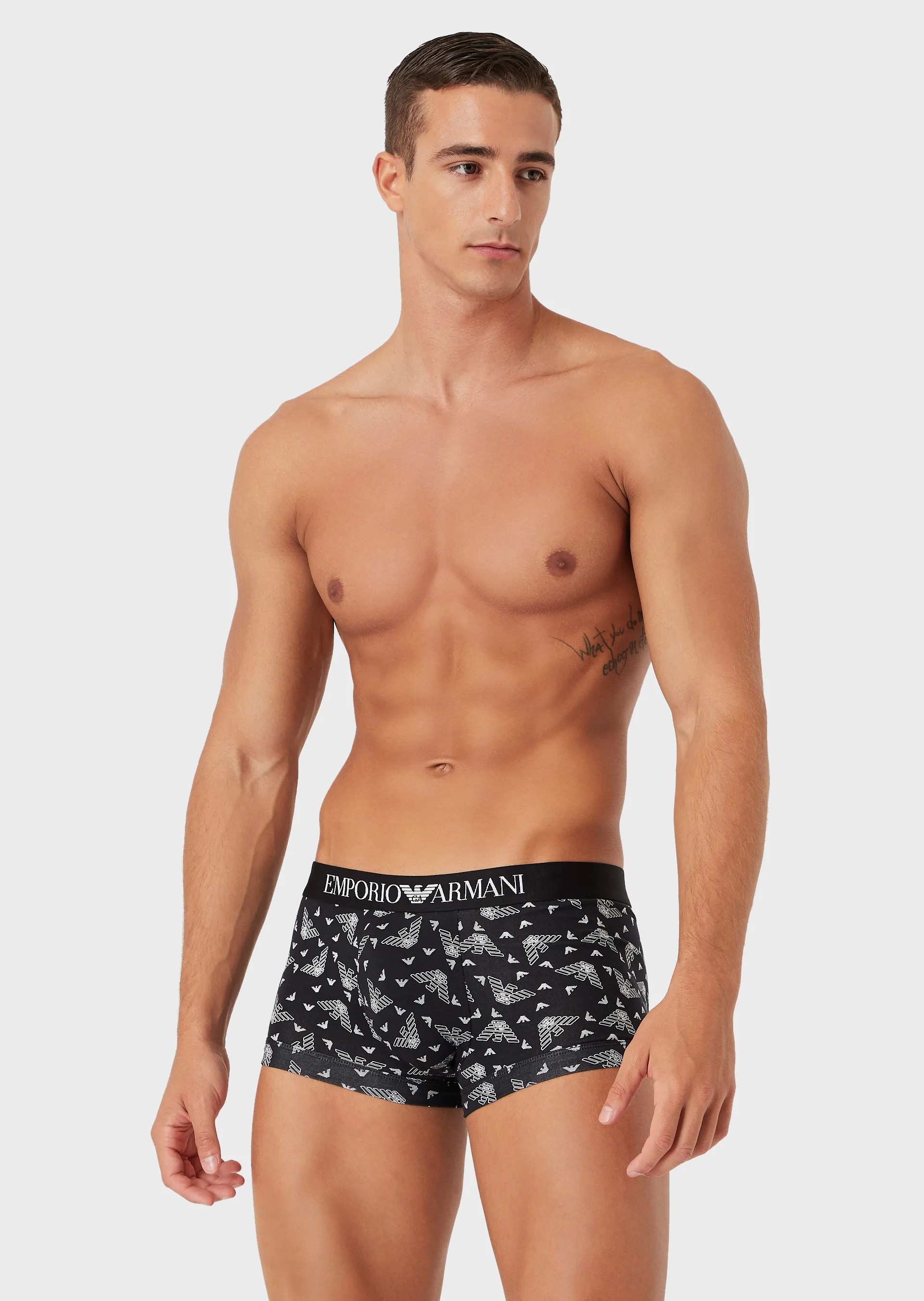 

Трусы мужские EA Underwear 1113891A506 черные 48 RU, Черный, 1113891A506