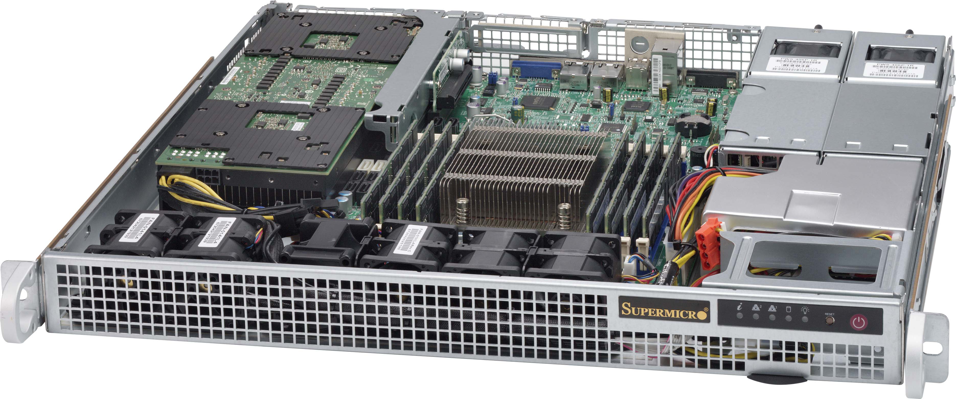 

Серверный корпус Supermicro CSE-514-R407W (CSE-514-R407W), Серый, CSE-514-R407W
