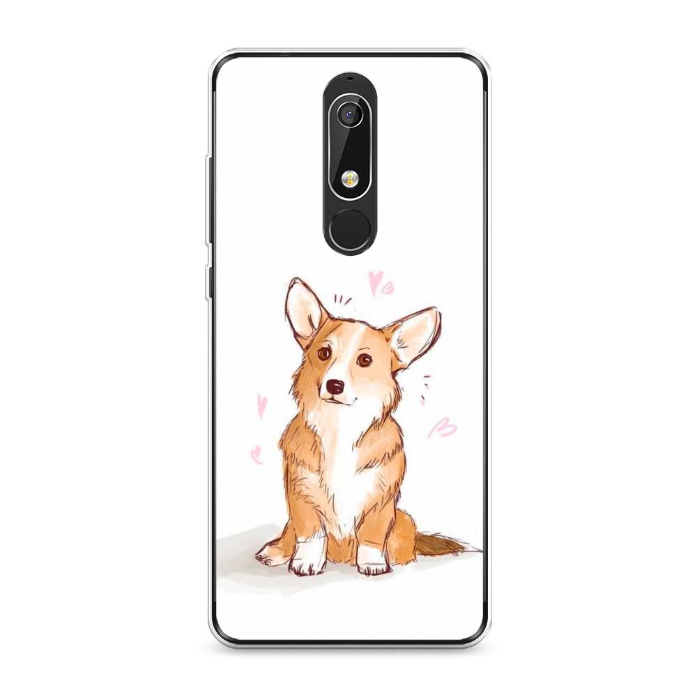 

Чехол Awog "Корги любовь" для Nokia 5.1, 121750-1
