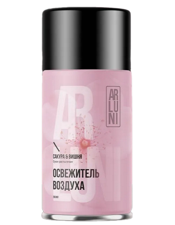 Освежитель воздуха Arluni сакура и вишня сменный баллон, 250 мл
