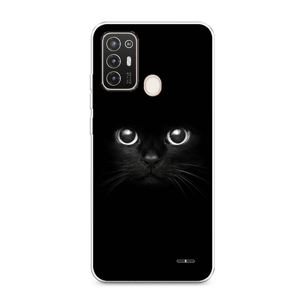 

Чехол Awog на ZTE Blade A52 / ЗТЕ Блэйд A52 "Взгляд черной кошки", Разноцветный, 136250-1