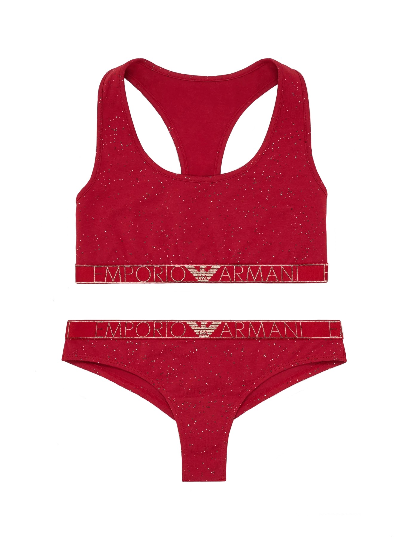 

Топ женский EA Underwear 1645231A225 красный 46 RU, 1645231A225