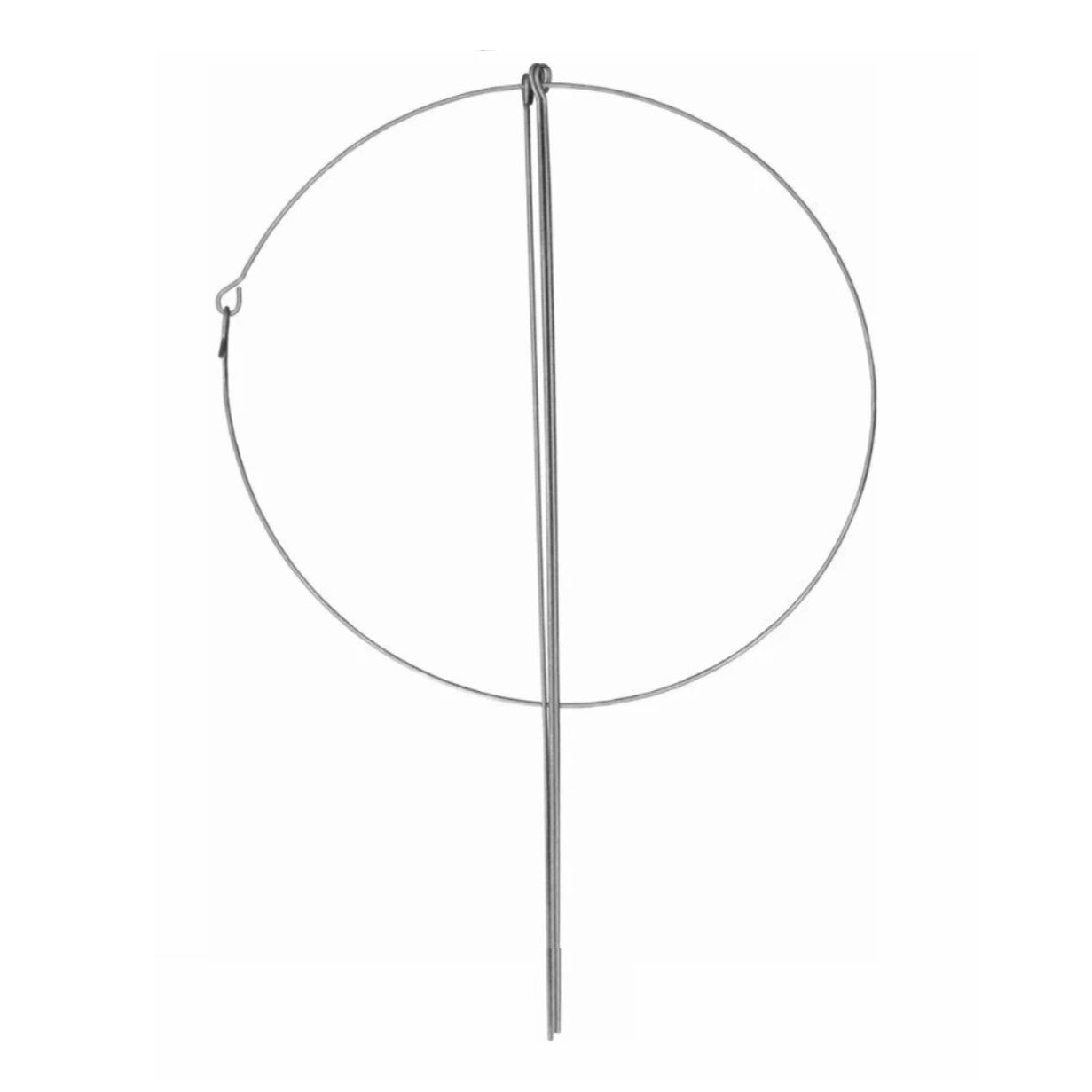 

Кустодержатель круг 115 х 60 см 1 шт., Серебристый