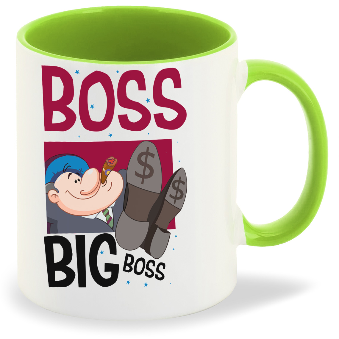 

Кружка CoolPodarok Прикол Босс биг босс Boss big boss, Прикол Босс биг босс Boss big boss