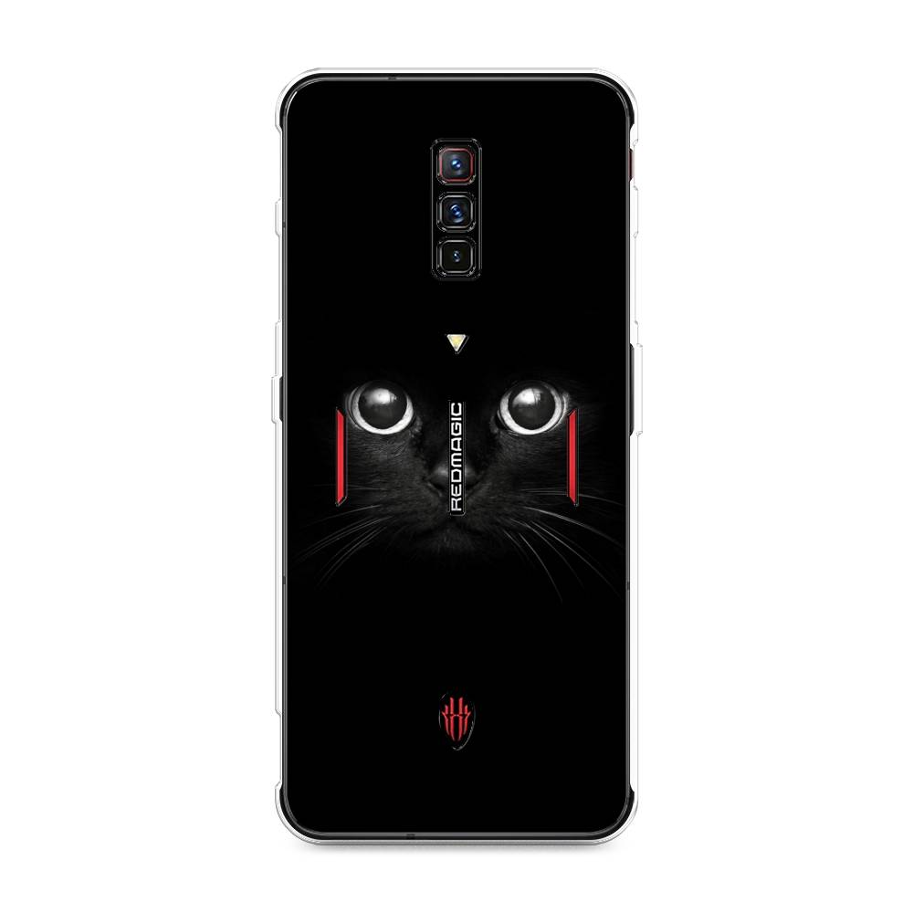 

Чехол Awog на ZTE Nubia Red Magic 6 / ЗТЕ Нубиа Ред Мэджик 6 "Взгляд черной кошки", Разноцветный, 135150-1