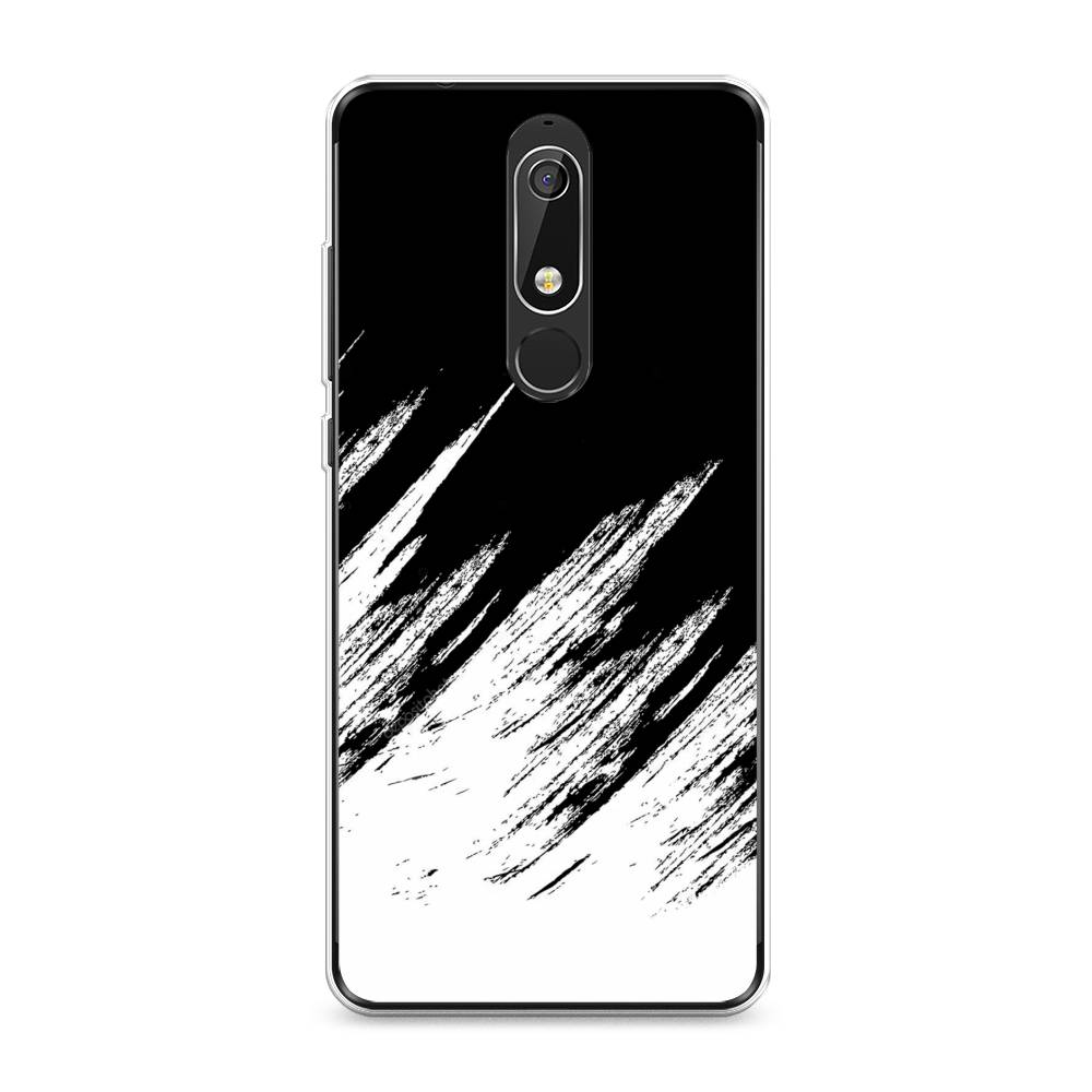 

Чехол Awog "Черно белые брызги" для Nokia 5.1, 121750-3