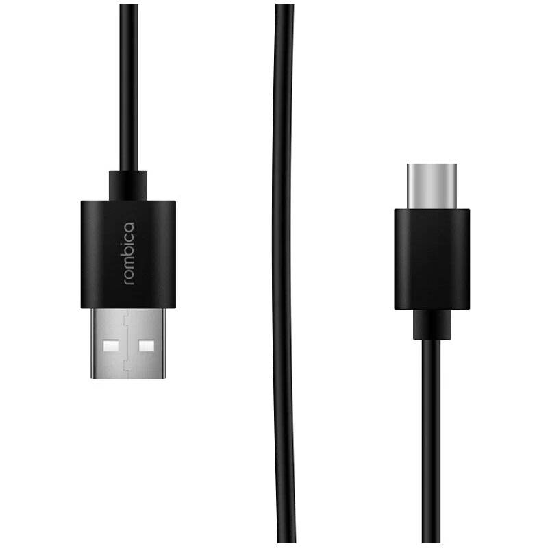 Кабель Rombica Digital CR-01 USB - Type-C, 2.1 А, 1 м, черный