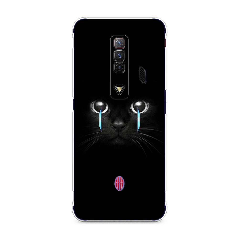 

Чехол Awog на ZTE Nubia Red Magic 7 / ЗТЕ Нубиа Ред Мэджик 7 "Взгляд черной кошки", Разноцветный, 135950-1