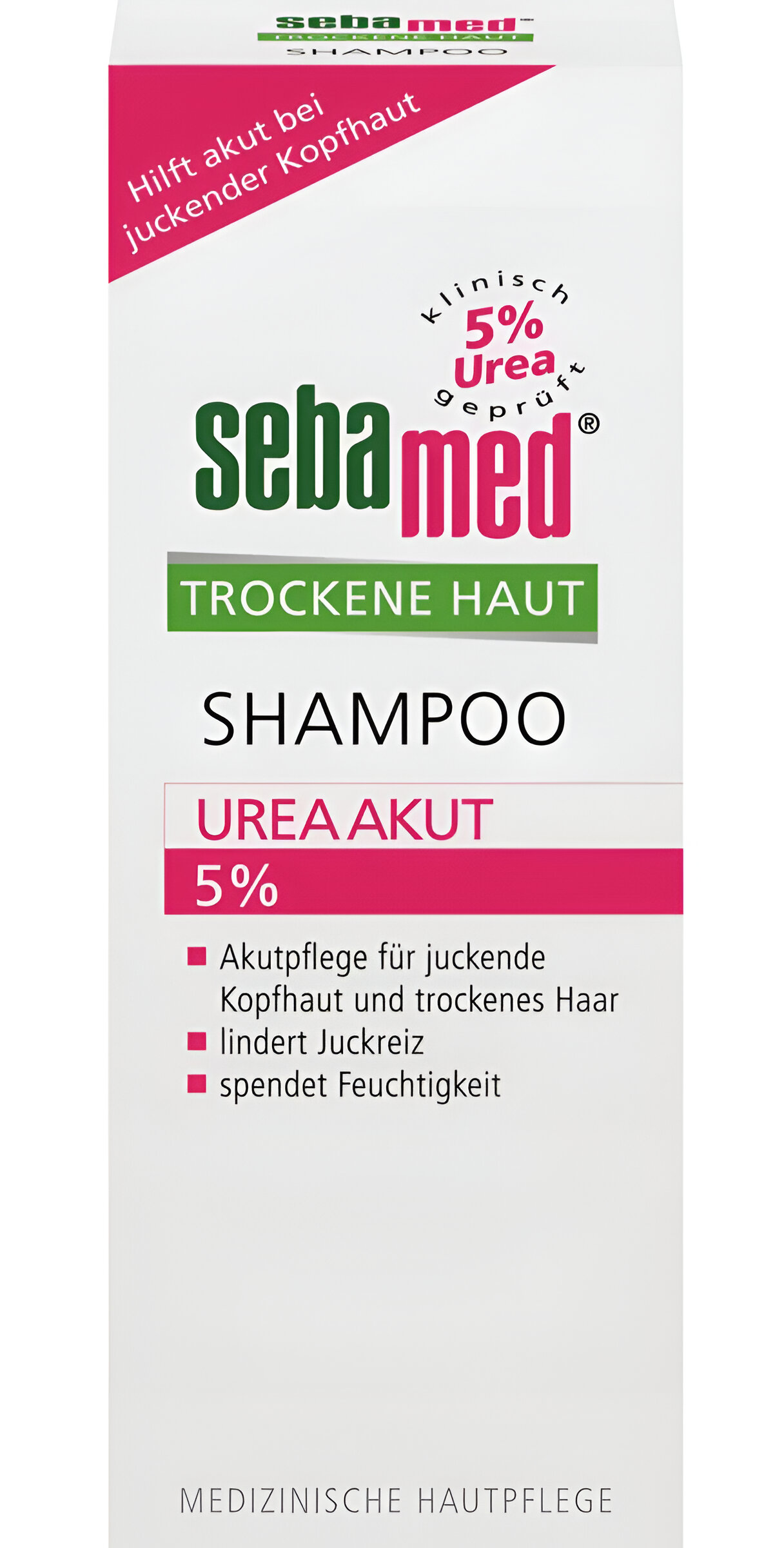 Шампунь Sebamed для сухой кожи и волос с 5% мочевиной 200 мл огурцы bonduelle маринованные отборные и хрустящие 680 гр