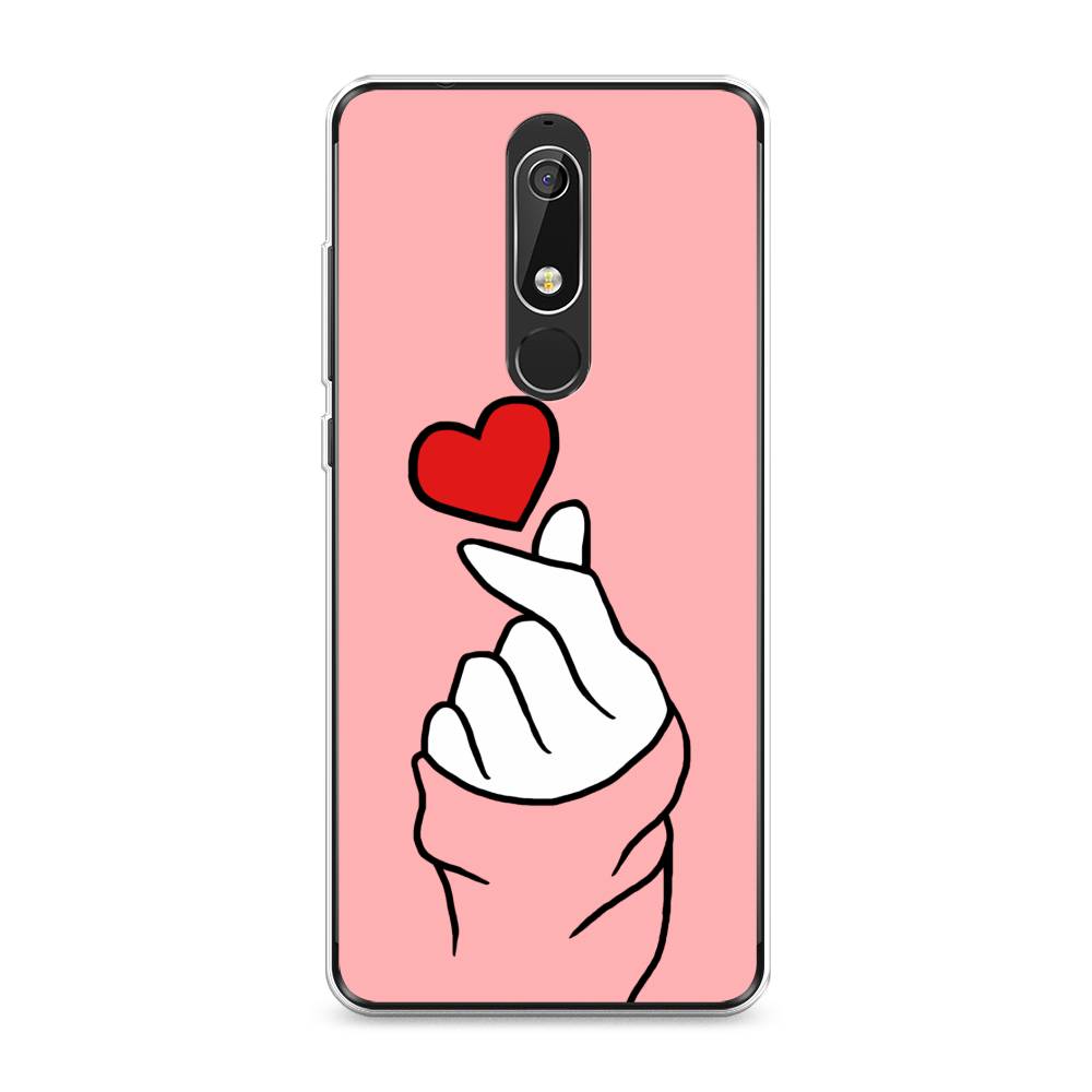 

Чехол Awog "Милое сердечко" для Nokia 5.1, 121750-7