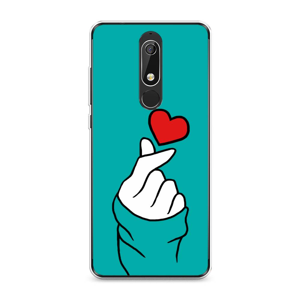 

Чехол Awog "Маленькое сердечко" для Nokia 5.1, 121750-7