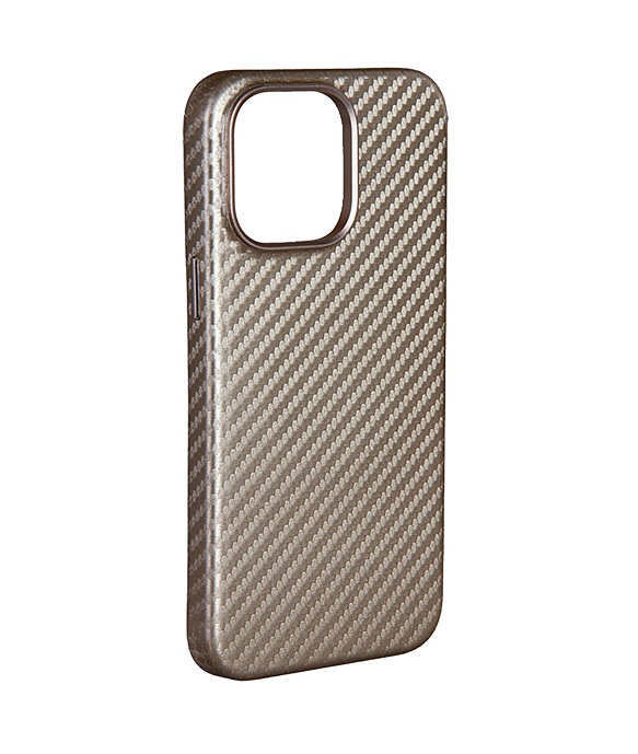 

Чехол iPhone 15 Pro MAX Mag Noble Collection Carbon K-DOO, золотистый (IS798800)