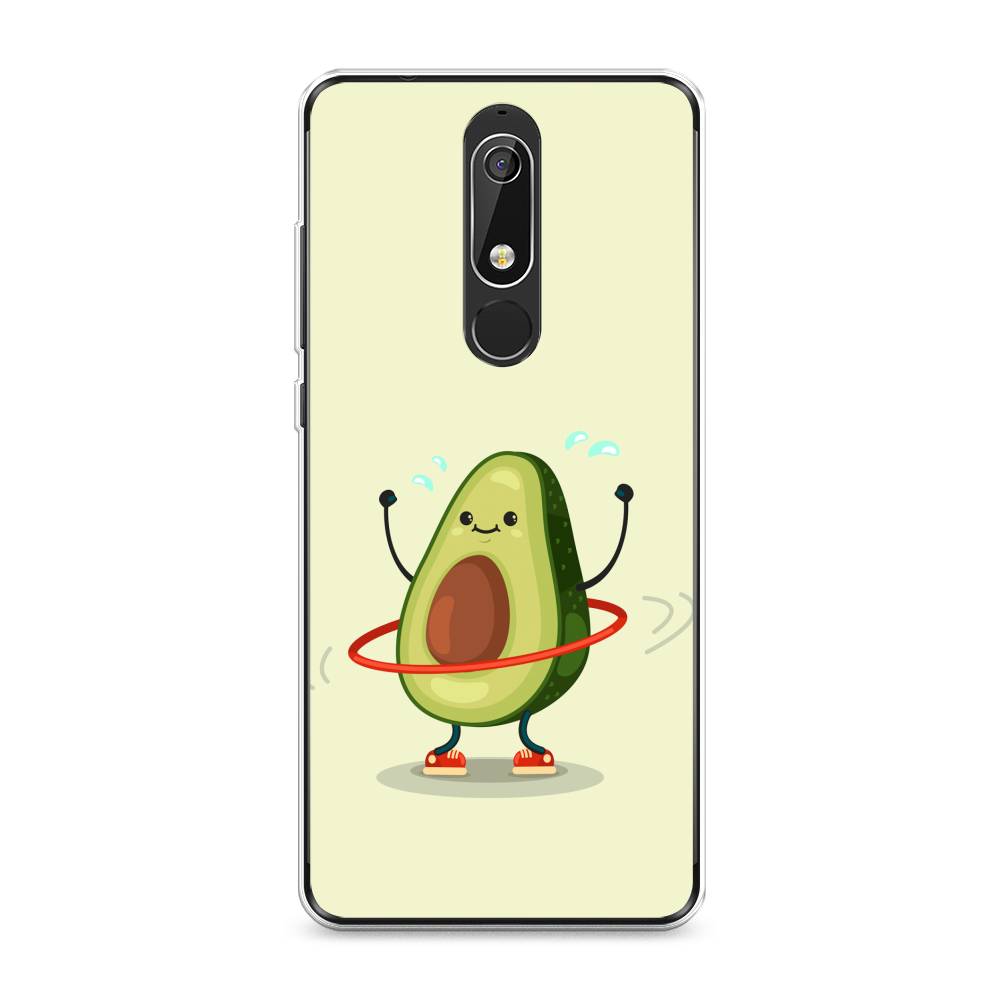 

Чехол Awog "Авокадо с обручем" для Nokia 5.1, 121750-10