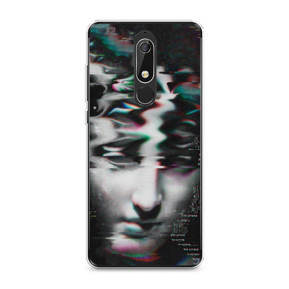 фото Чехол awog "glitch art" для nokia 5.1