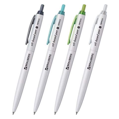 

Ручка шариковая BRAUBERG "Sky White", синяя, 0,35мм, арт. 142950 - (12 шт.)