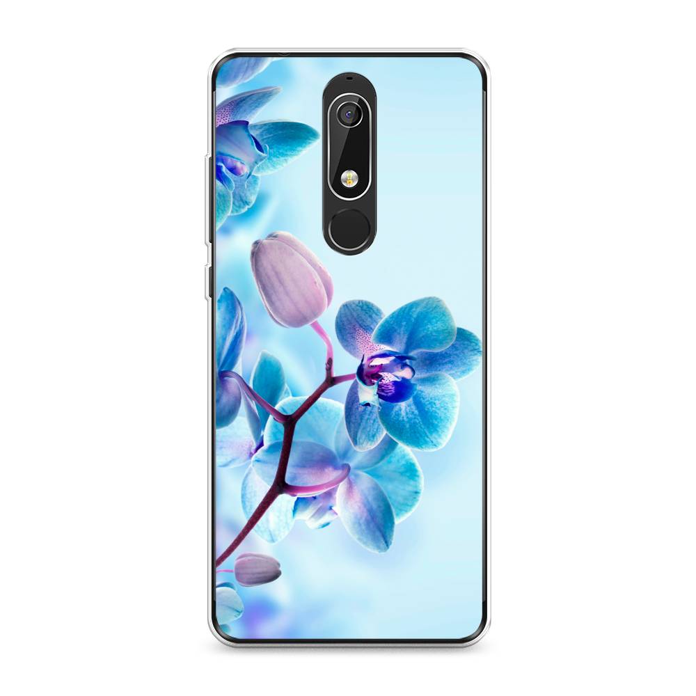 

Чехол Awog "Голубая орхидея" для Nokia 5.1, 121750-8