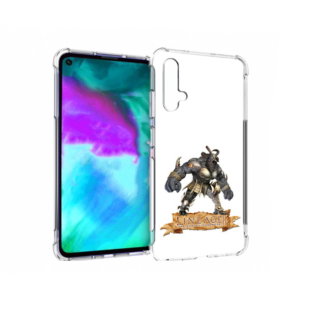 

Чехол бампер MyPads Байлор для Huawei nova 5T противоударный, Прозрачный, Tocco